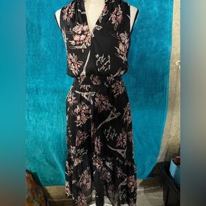 Karl Lagerfeld Pink Halter Sundress Midi